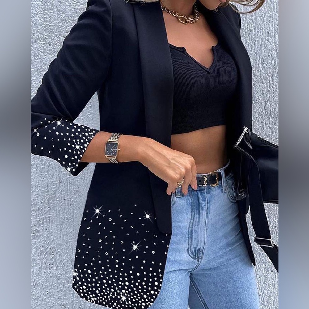 Blazer with bling